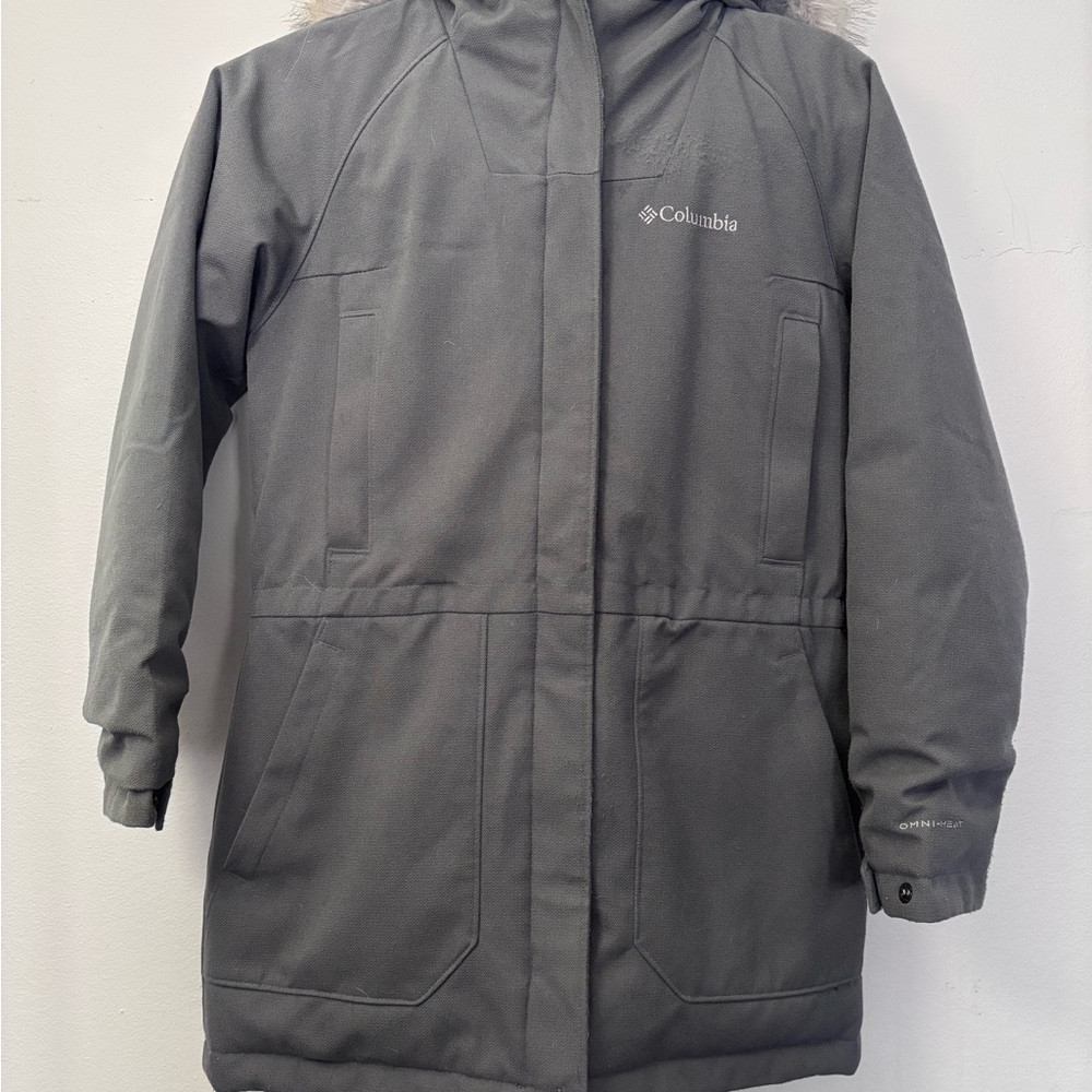 Columbia Black and Gray Fleece Jacket